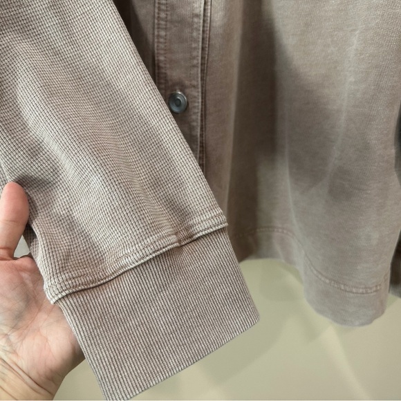 Jane Delancey Women's Plus 3X Brown Knit Button Down Shirt Jacket Top New - Picture 5 of 7